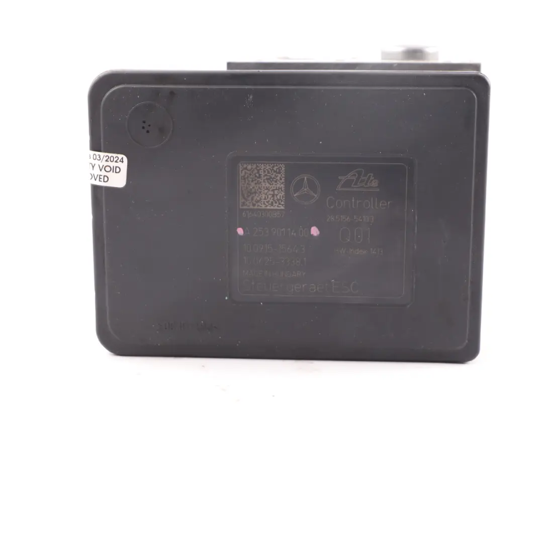 Mercedes W205 Bomba ABS ESC Unidad hidráulica Módulo A2539011400 - SKU A2534312800 - Número de pieza A2534312800