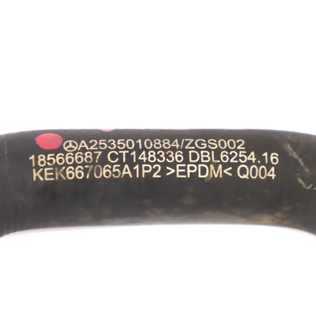  Tuyau refroidissement Mercedes X253 Petrol M274 Ligne pompe à eau - SKU A2535010884 - Numéro de pièce A2535010884