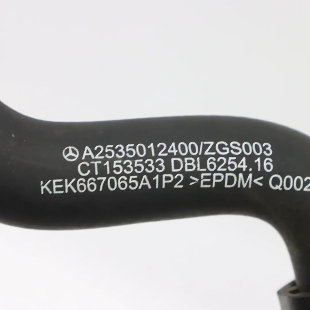 Cooling Water Pipe Hose Coolant Line to Mercedes C253 Engine with Part number A2535012400 Mercedes C253 Engine Cooling Water Pipe Hose Coolant Line - SKU A2535012400 - Part number A2535012400