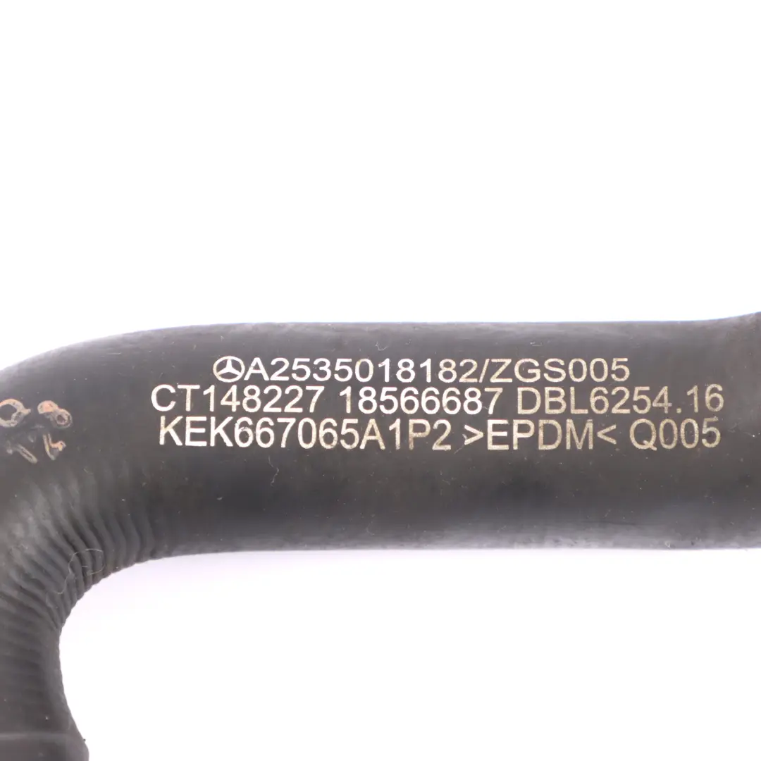  Coolant Hose Mercedes X253 GLC220D OM651 Water Pump Radiator Line Temp Sensor - SKU A2535018182-1 - Part number A2535018182
