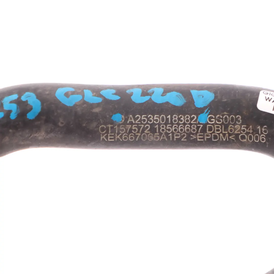 GLC220D Radiatore Trasmissione Serbatoio Tubo Refrigerante per Mercedes X253 con numero di parte A2535018382 Mercedes X253 GLC220D Radiatore Trasmissione Serbatoio Tubo Refrigerante - SKU A2535018382 - Numero di parte A2535018382