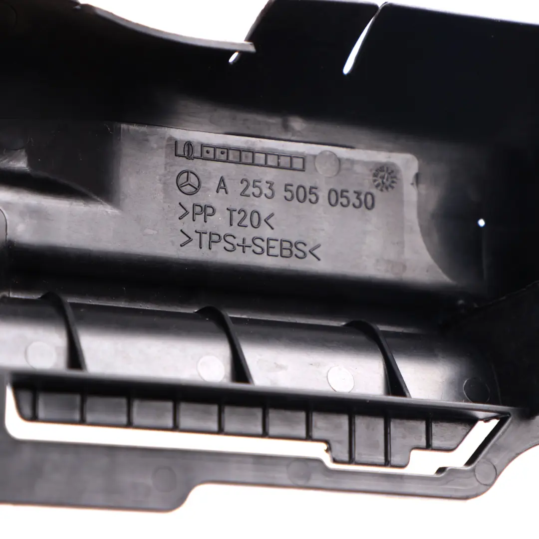 Radiator Support Mercedes W213 C238 C257 Front Guide Air Duct to with Part number A2535050530 Radiator Support Mercedes W213 C238 C257 Front Guide Air Duct - SKU A2535050530 - Part number A2535050530