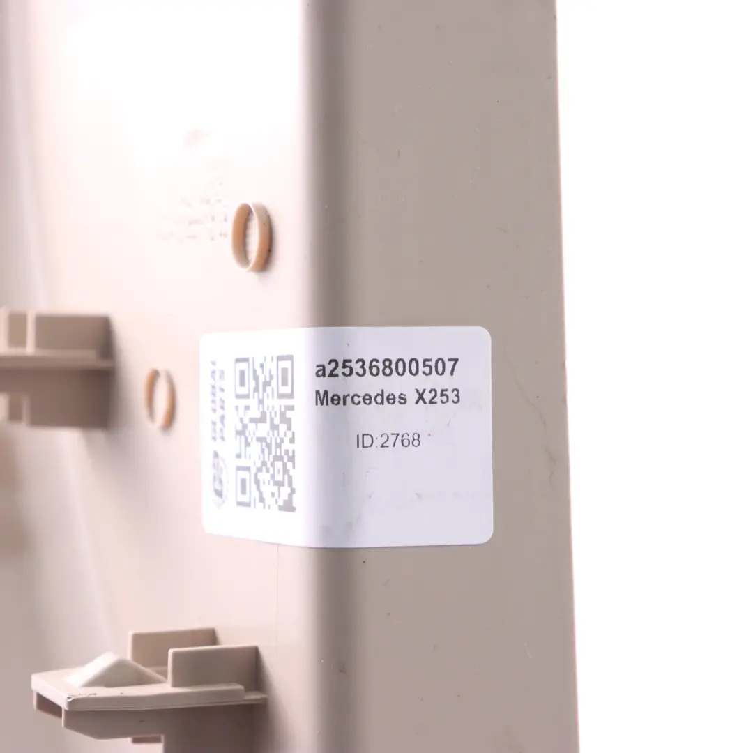 Couvercle Extrémité Tableau Bord Gauche Mercedes X253 Beige pour à propos du numéro de pièce A2536800507 Couvercle Extrémité Tableau Bord Gauche Mercedes X253 Beige - SKU A2536800507 - Numéro de pièce A2536800507