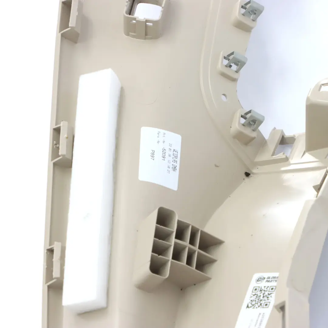 Pillar Trim Column Cover Rear Right O/S Silky Beige to Mercedes x253 with Part number A2536903601 Mercedes x253 Pillar Trim Column Cover Rear Right O/S Silky Beige - SKU A2536903601 - Part number A2536903601