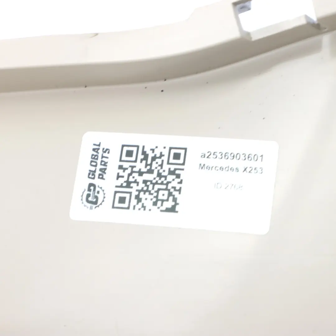 Pilar Recubrimiento Trasera Derecha Beige sedoso para Mercedes x253 con número de pieza A2536903601 Mercedes x253 Pilar Recubrimiento Trasera Derecha Beige sedoso - SKU A2536903601 - Número de pieza A2536903601