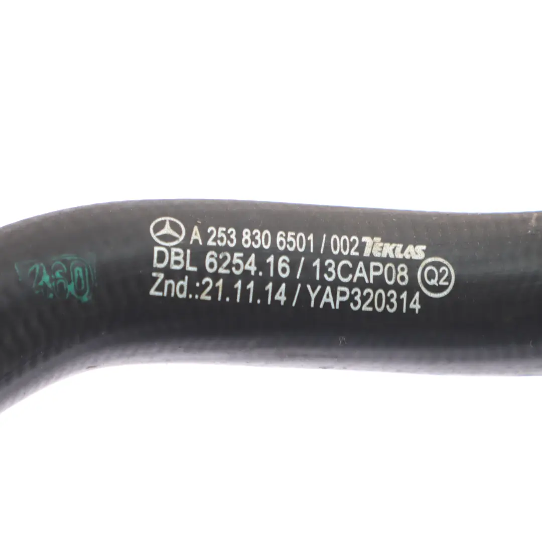 OM651 Tubo Refrigerante Riscaldatore per Mercedes X253 GLC 220D Diesel con numero di parte A2538306501 Mercedes X253 GLC 220D Diesel OM651 Tubo Refrigerante Riscaldatore - SKU A2538306501 - Numero di parte A2538306501