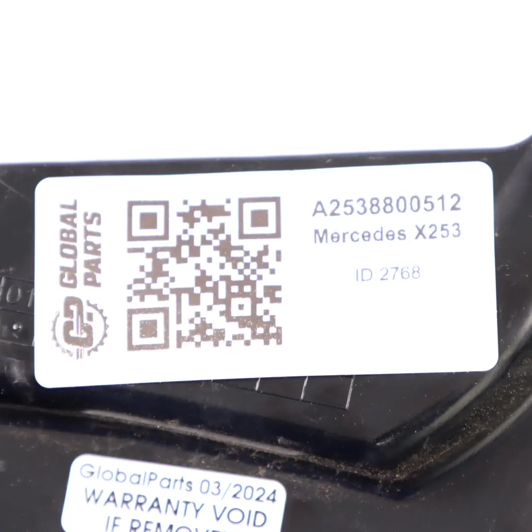 Mercedes X253 Support de pare-chocs arrière gauche Support montage - SKU A2538800512 - Numéro de pièce A2538800512
