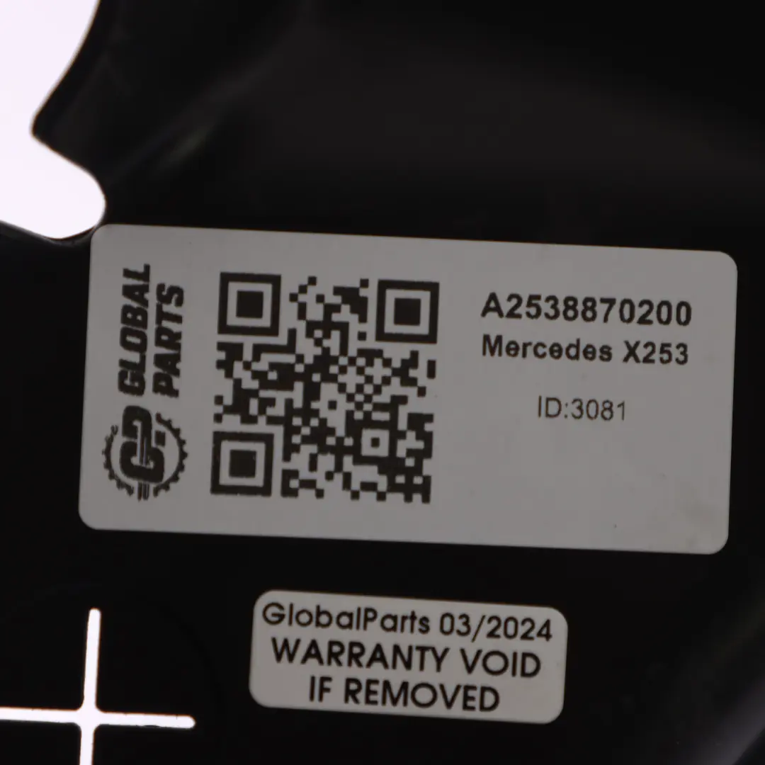 Mercedes X253 Kierownica Powietrza Atrapy Chłodnicy Prawa - SKU A2538870200 - Numer Części A2538870200