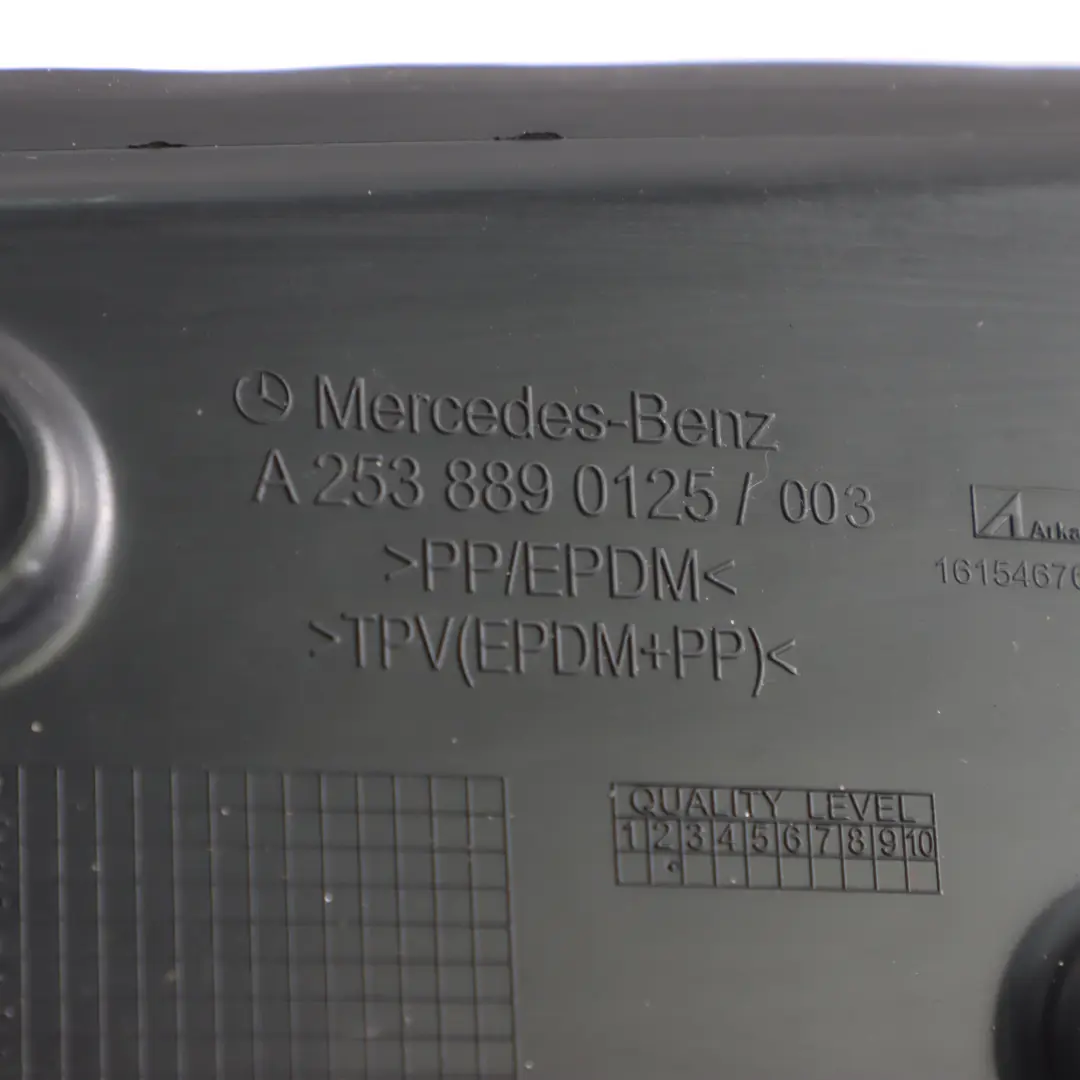 Mercedes X253 Kotflügeldichtung vorne rechts Abdeckung Halterung - SKU A2538890125 - Teilenummer A2538890125