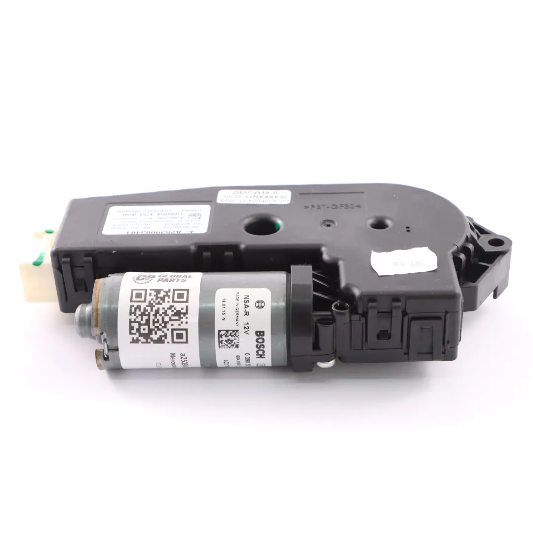SunRoof Motor Mercedes X253 Panoramic Glass Sliding Roof Motor Drive to with Part number A2539003401 SunRoof Motor Mercedes X253 Panoramic Glass Sliding Roof Motor Drive - SKU A2539003401 - Part number A2539003401