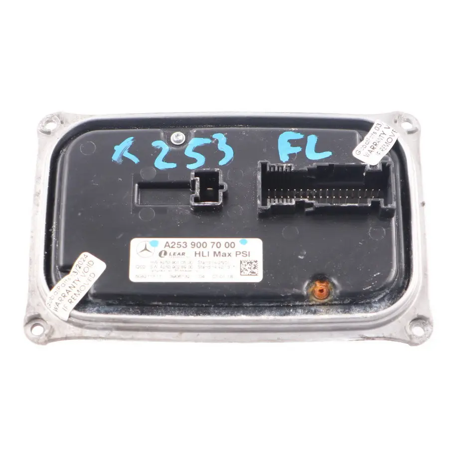 Modulo Faro Izquierdo LED Balasto Unidad para Mercedes X253 C253 con número de pieza A2539007000 Mercedes X253 C253 Modulo Faro Izquierdo LED Balasto Unidad - SKU A2539007000 - Número de pieza A2539007000