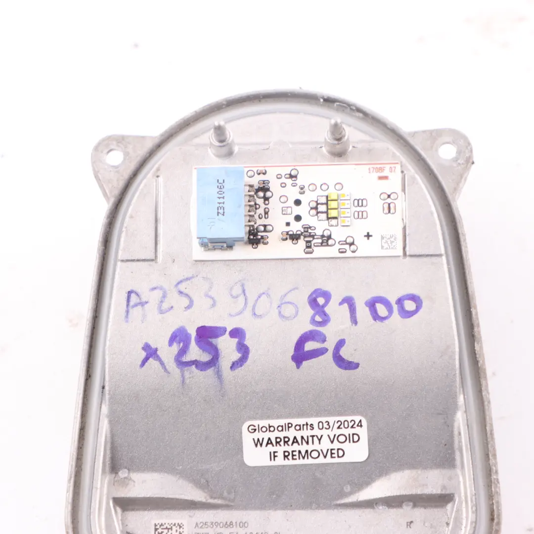  Headlight Module Mercedes X253 C253 Left N/S LED Ballast Unit - SKU A2539068100 - Part number A2539068100