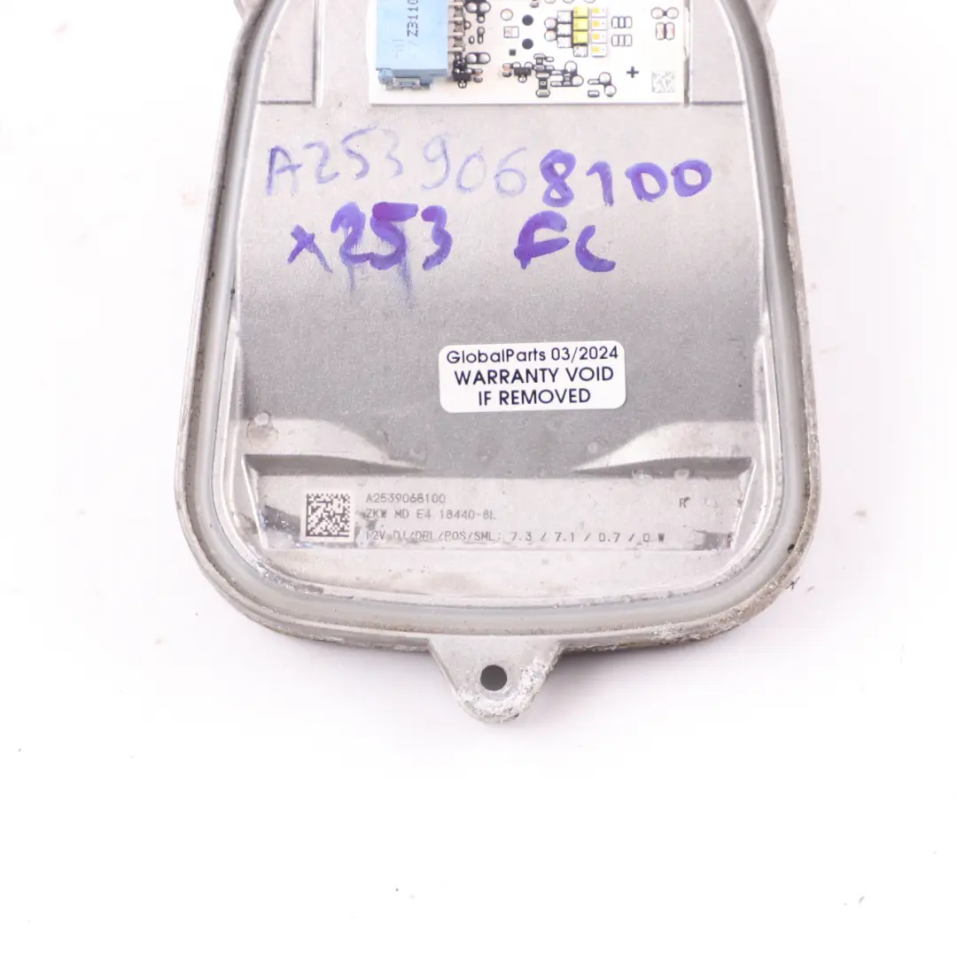 Modulo fari Mercedes X253 C253 Sinistra Alimentatore LED per con numero di parte A2539068100 Modulo fari Mercedes X253 C253 Sinistra Alimentatore LED - SKU A2539068100 - Numero di parte A2539068100