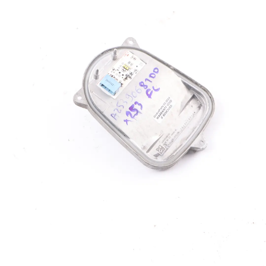 Module Phare Mercedes X253 C253 gauche LED Ballast Unit pour à propos du numéro de pièce A2539068100 Module Phare Mercedes X253 C253 gauche LED Ballast Unit - SKU A2539068100 - Numéro de pièce A2539068100