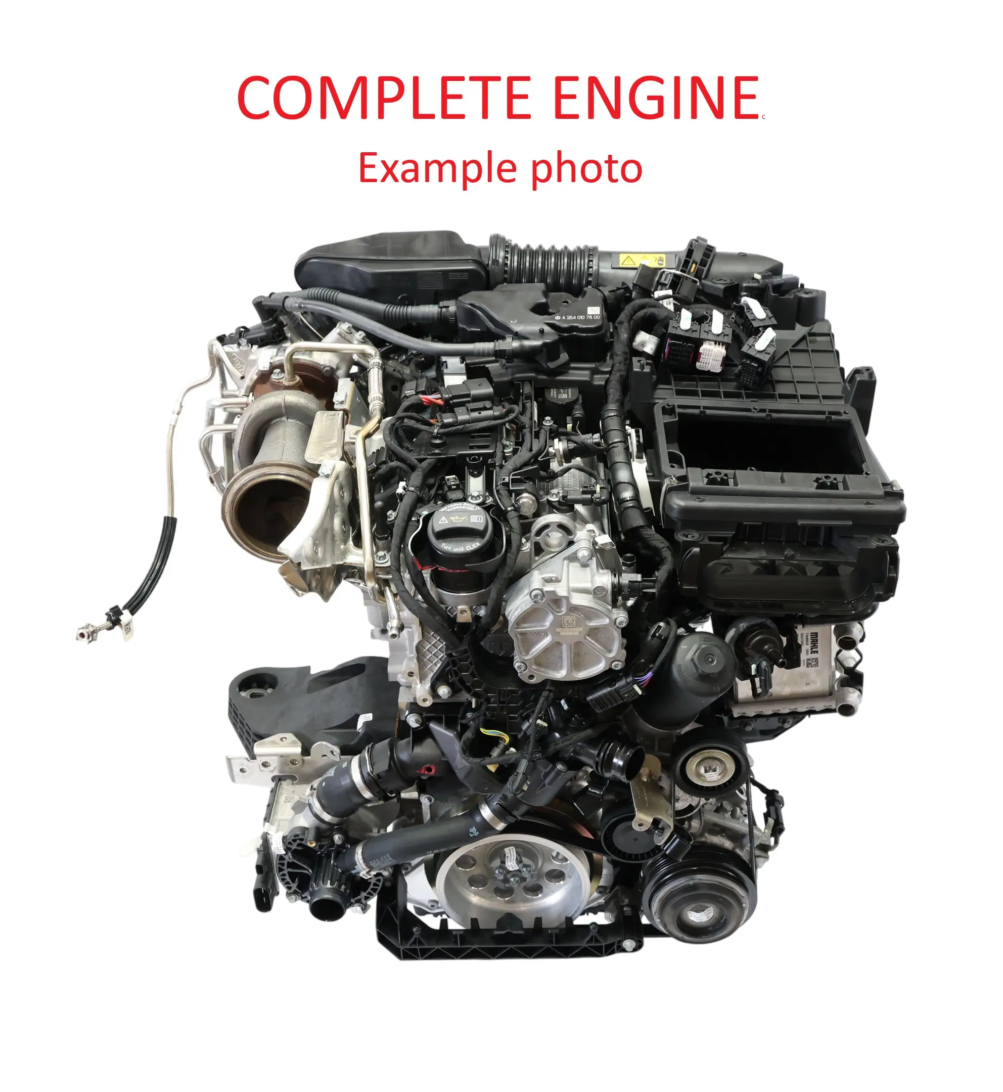 Mercedes W206 S206 C 180 200 Silnik Goły Słupek 254915 254.915