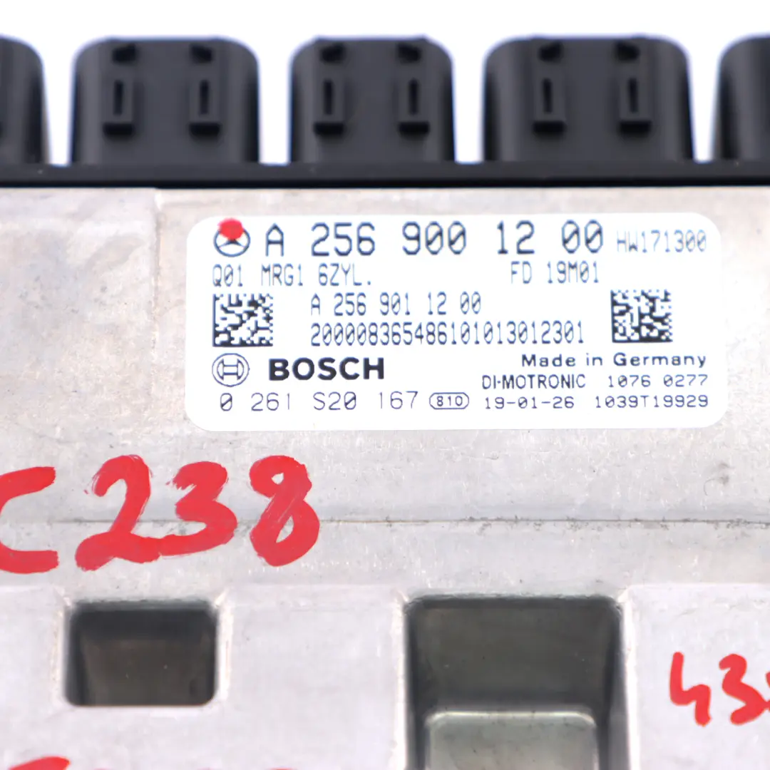M256.930 Motorsteuergerät Automatik für Mercedes C238 E53 AMG 4-Matic mit Teilenummer A2569001200 Mercedes C238 E53 AMG 4-Matic M256.930 Motorsteuergerät Automatik - SKU A2569001200 - Teilenummer A2569001200