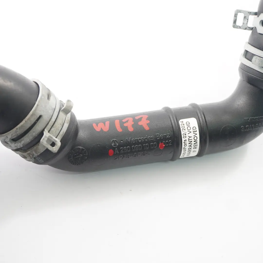  Tubo admisión aire Mercedes W177 A35 AMG M260 Manguera línea carga - SKU A2600901000 - Número de pieza A2600901000