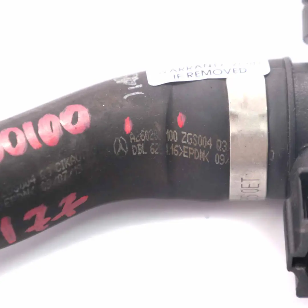 Coolant Hose Mercedes W177 M260 Engine Coolant Cooling Pipe Line to with Part number A2602000100 Coolant Hose Mercedes W177 M260 Engine Coolant Cooling Pipe Line - SKU A2602000100 - Part number A2602000100
