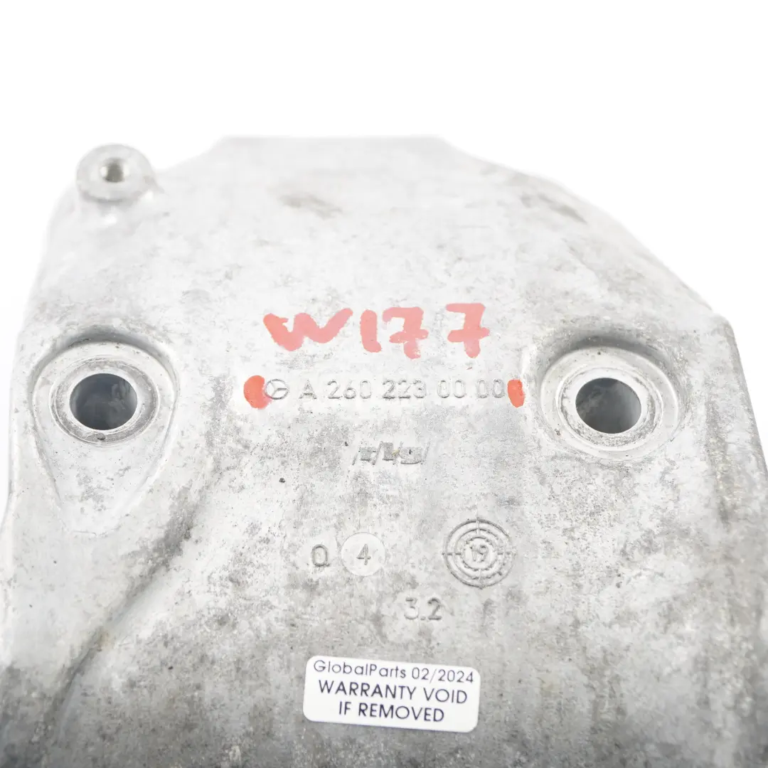 M260 Motor halterung Antriebs wellen halterung für Mercedes W177 W247 mit Teilenummer A2602230000 Mercedes W177 W247 M260 Motor halterung Antriebs wellen halterung - SKU A2602230000 - Teilenummer A2602230000