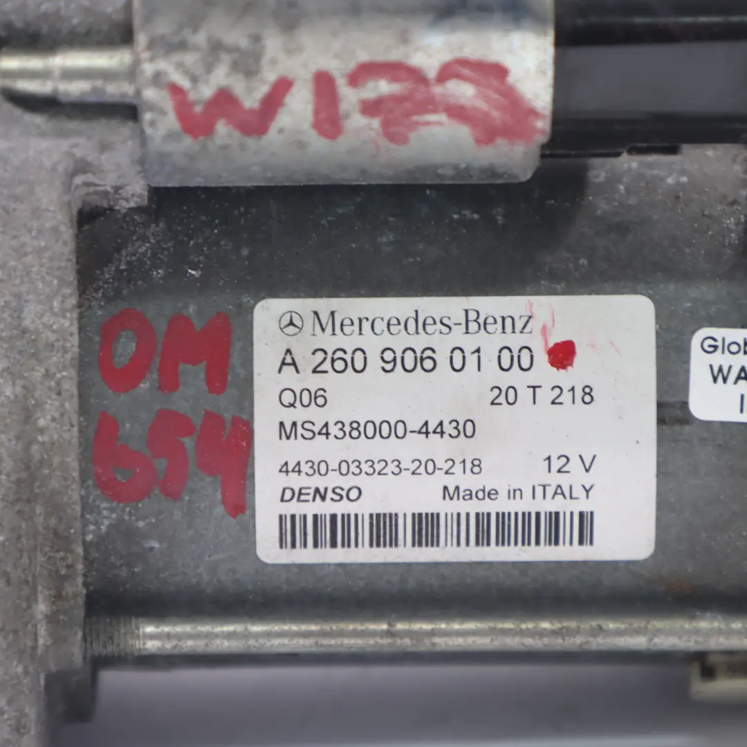 Mercedes C118 W177 W247 M260 Petrol Engine Starter Motor 12V - SKU A2609060100 - Part number A2609060100