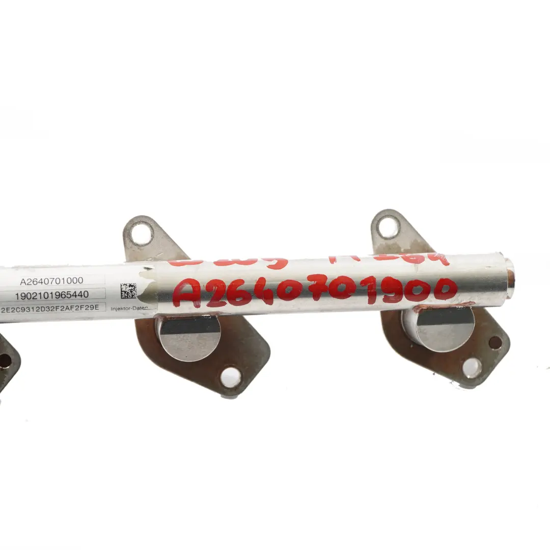 M264 Petrol Fuel Injector Injection Rail Line A2640701000 to Mercedes W205 with Part number A2640701900 Mercedes W205 M264 Petrol Fuel Injector Injection Rail Line A2640701000 - SKU A2640701900 - Part number A2640701900