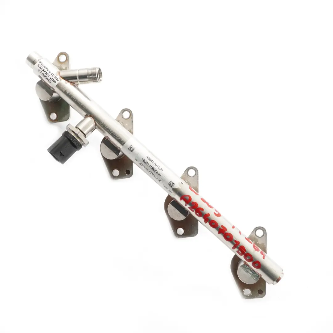 M264 Petrol Fuel Injector Injection Rail Line A2640701000 to Mercedes W205 with Part number A2640701900 Mercedes W205 M264 Petrol Fuel Injector Injection Rail Line A2640701000 - SKU A2640701900 - Part number A2640701900