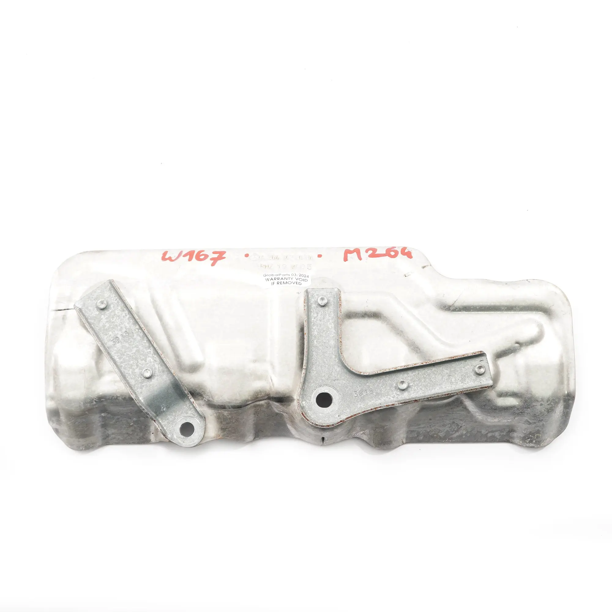 Scudo termico Mercedes W167 W213 C238 C257 Copripiastra A2641420100