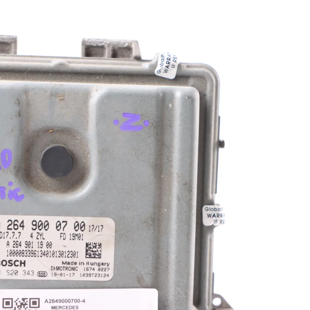 A220 260920 260.920 190HP Engine ECU Unit Automatic to Mercedes W177 with Part number A2649000700 Mercedes W177 A220 260920 260.920 190HP Engine ECU Unit Automatic - SKU A2649000700-4 - Part number A2649000700