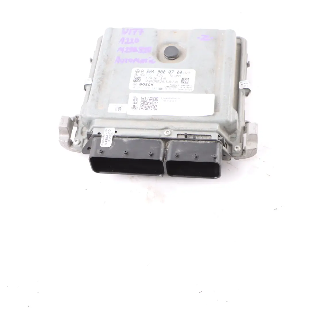 Mercedes W177 A220 260920 260.920 190HP Engine ECU Unit Automatic - SKU A2649000700-4 - Part number A2649000700