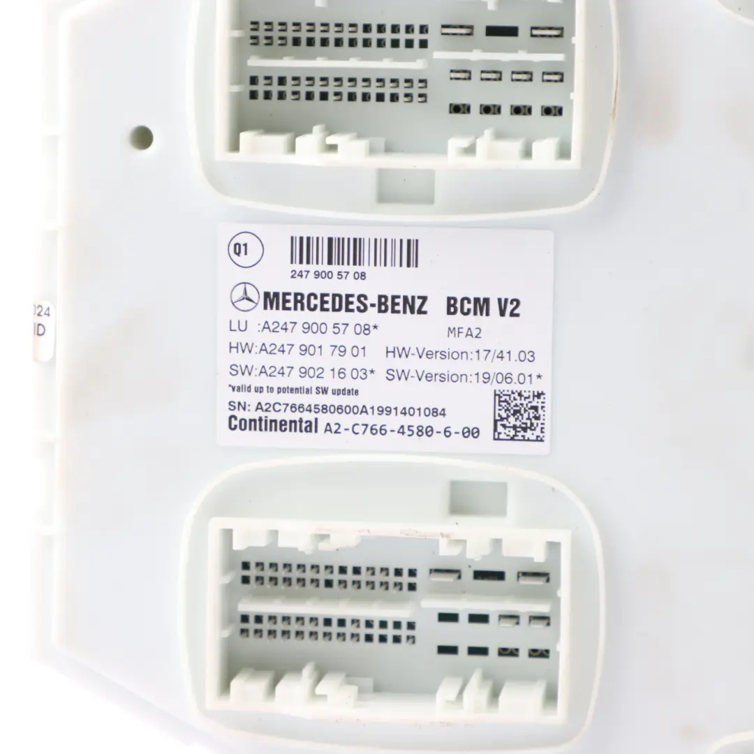 Mercedes W177 A35 AMG 306HP 260.920 Engine ECU Kit Key BCM Automatic - SKU A2649001200-3 - Part number A2649001200