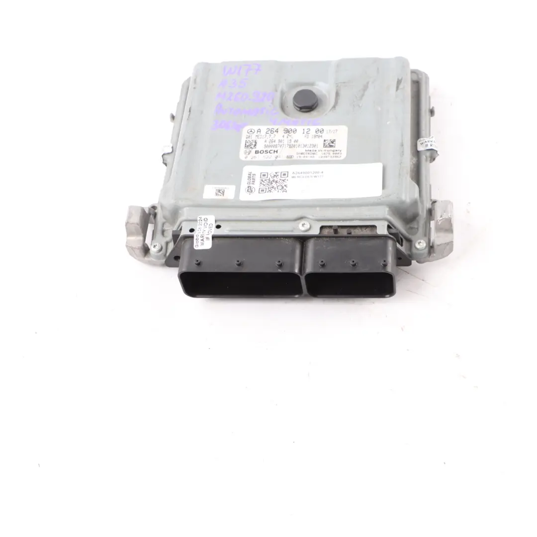 Mercedes W177 A35 AMG 306HP 260.920 4Matic Engine ECU Control Unit - SKU A2649001200-4 - Part number A2649001200