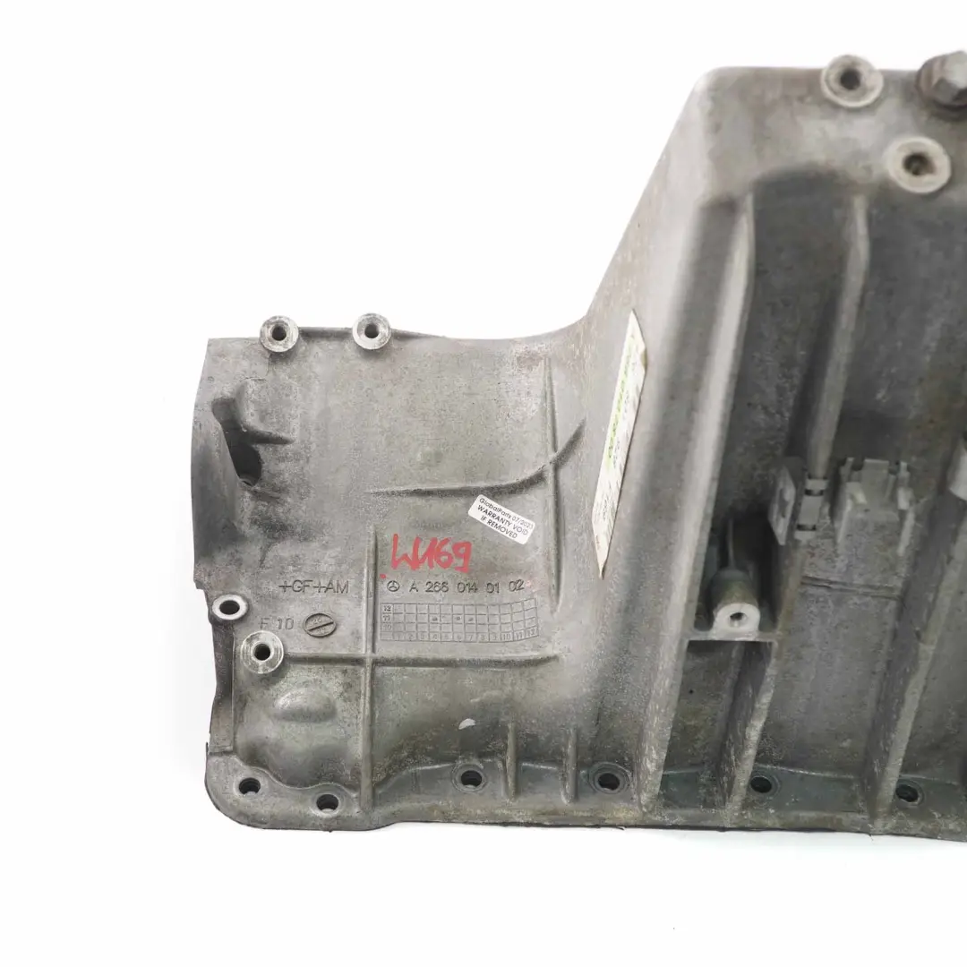 Oil Sump Mercedes W169 W245 M266 Petrol Engine Cover Bowl Pan A2660140102 to with Part number A2660100113 Oil Sump Mercedes W169 W245 M266 Petrol Engine Cover Bowl Pan A2660140102 - SKU A2660100113 - Part number A2660100113