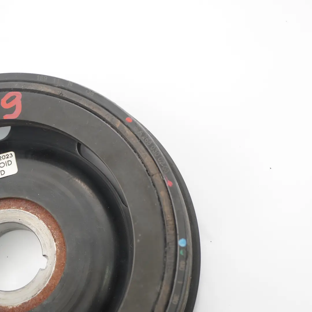  Amortisseur vibrations Mercedes W169 M266 Moteur Poulie vilebrequin - SKU A2660300203 - Numéro de pièce A2660300203