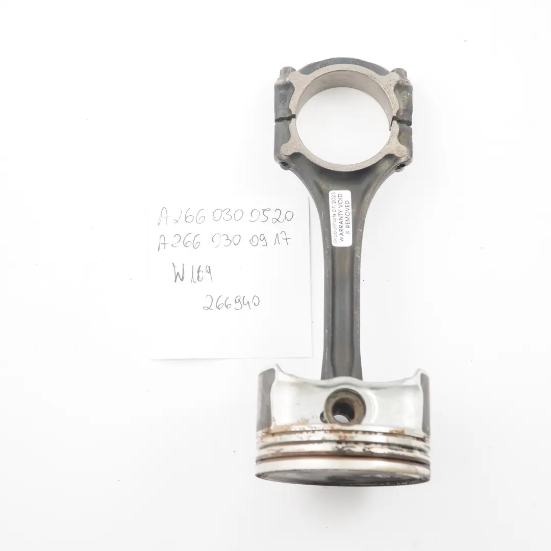 Mercedes W169 W245 Essence M266.940 Moteur Bielle Piston Bielle - SKU A2660300520 - Numéro de pièce A2660300520