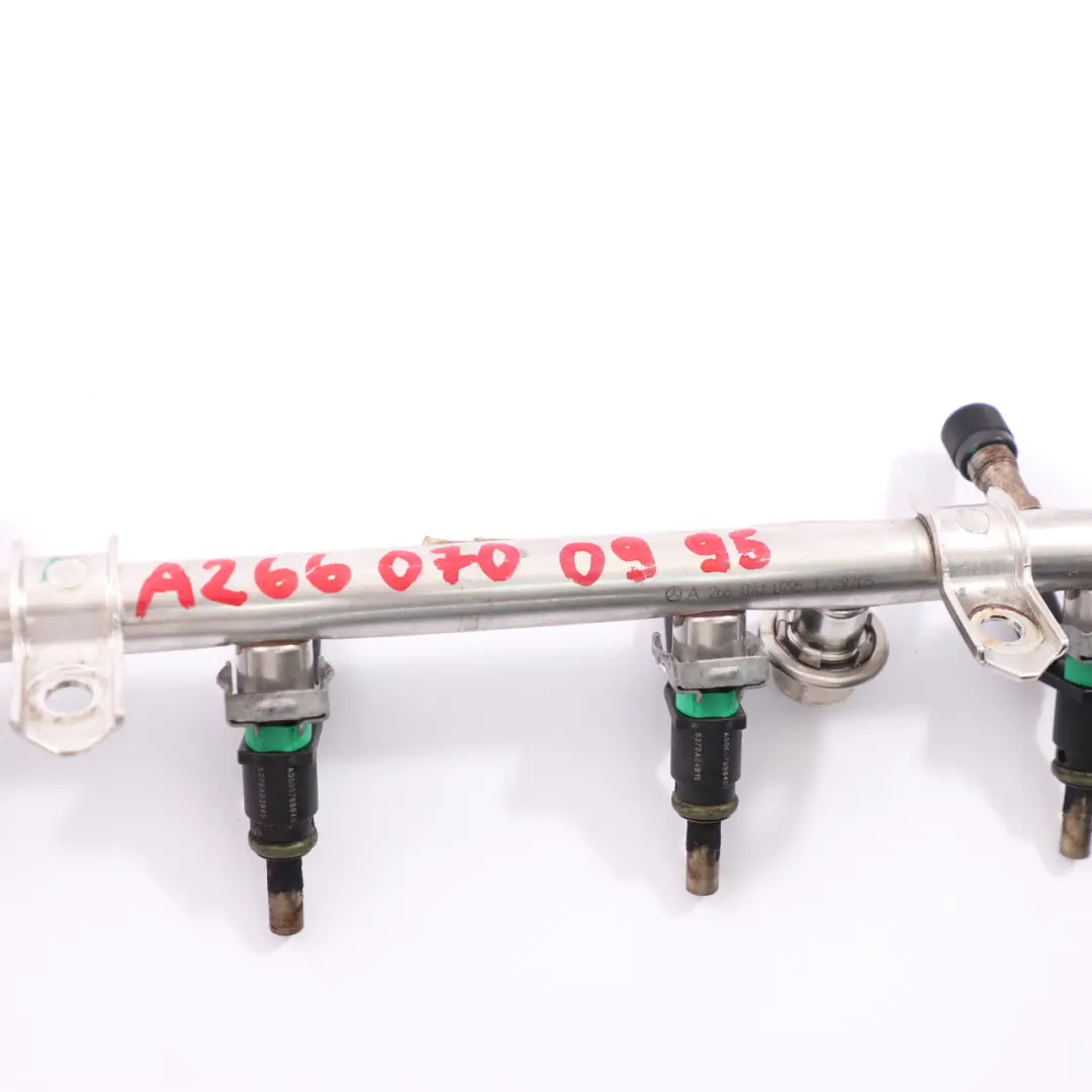 M266 Boquilla Tubo Inyector Combustible A2660700695 para Mercedes W169 W245 con número de pieza A2660700995 Mercedes W169 W245 M266 Boquilla Tubo Inyector Combustible A2660700695 - SKU A2660700995 - Número de pieza A2660700995