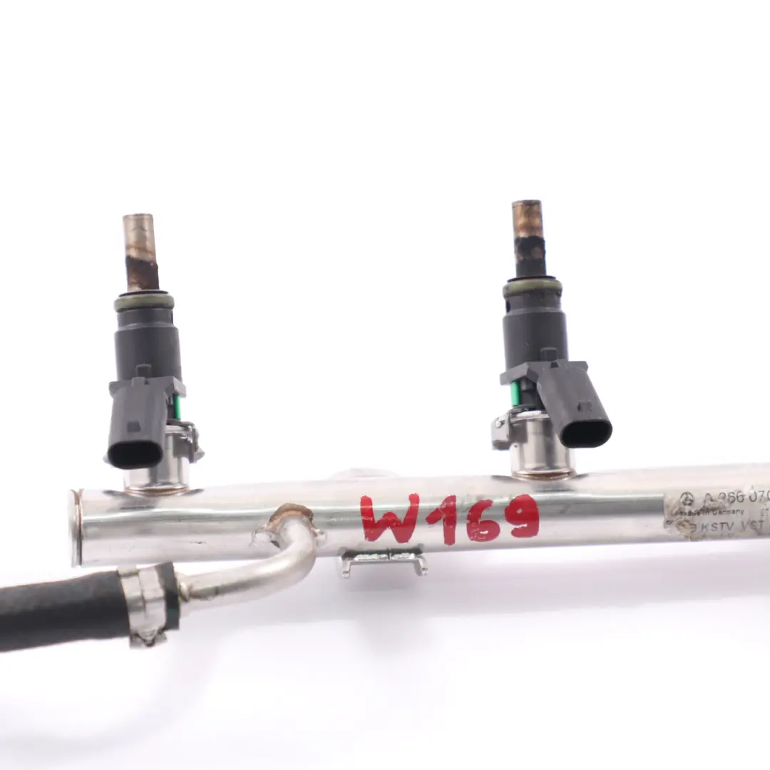 M266 Boquilla Tubo Inyector Combustible A2660700695 para Mercedes W169 W245 con número de pieza A2660700995 Mercedes W169 W245 M266 Boquilla Tubo Inyector Combustible A2660700695 - SKU A2660700995 - Número de pieza A2660700995