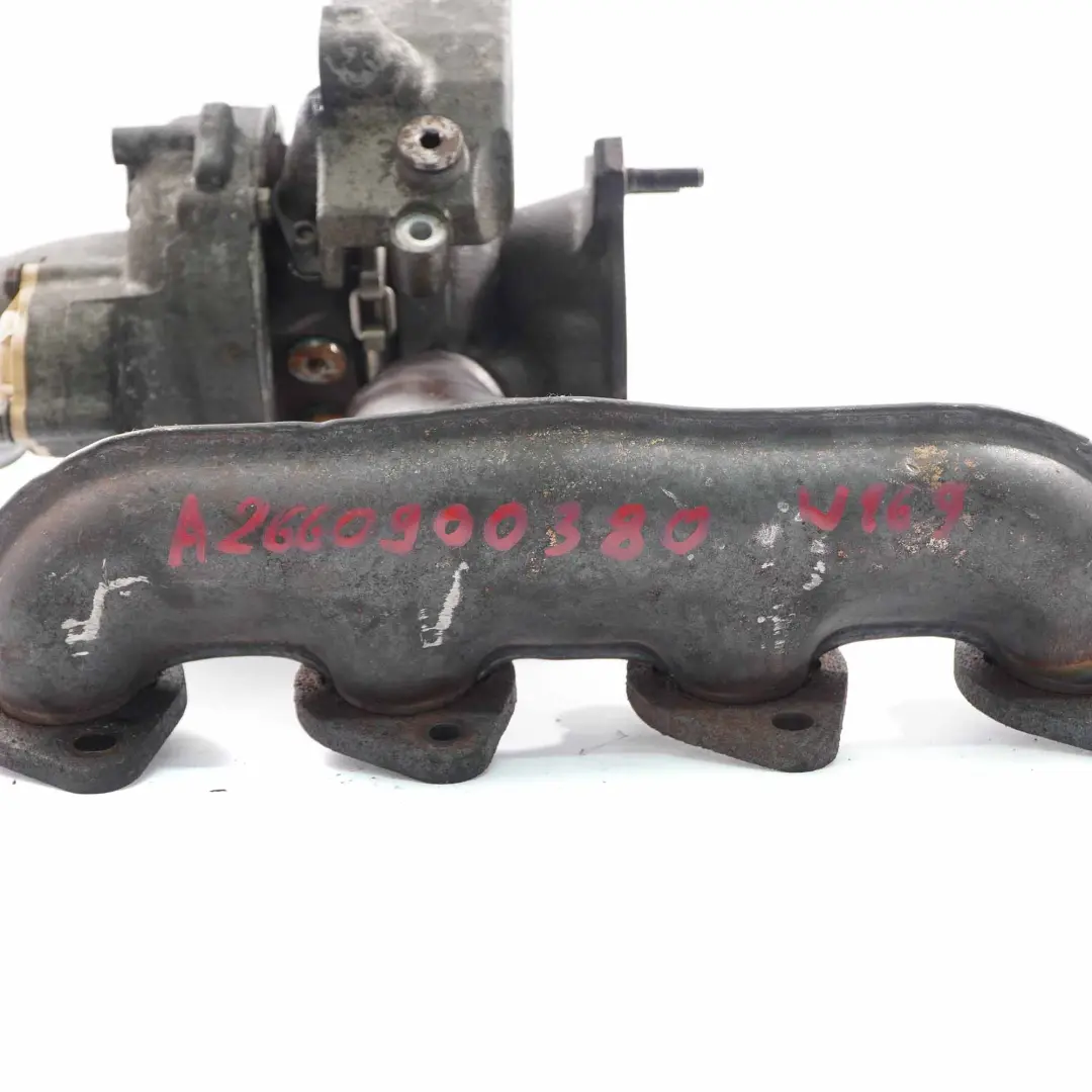 Mercedes W169 W245 M266 Petrol Turbocharger Turbo Charger A2660900280 - SKU A2660900380 - Part number A2660900380
