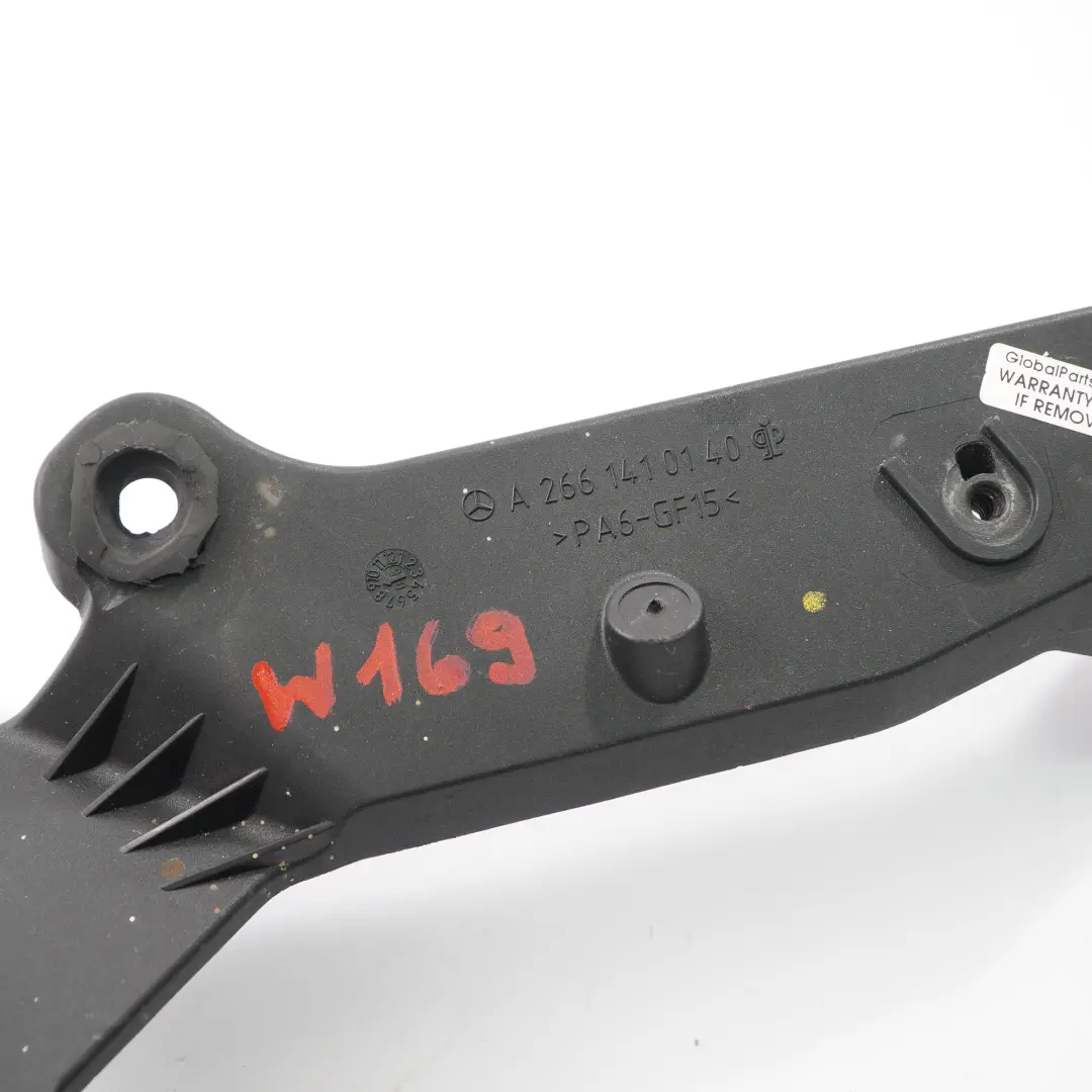 M266 Intake Manifold Bracket Mount Holder Trim Cover to Mercedes W169 with Part number A2661410140 Mercedes W169 M266 Intake Manifold Bracket Mount Holder Trim Cover - SKU A2661410140 - Part number A2661410140