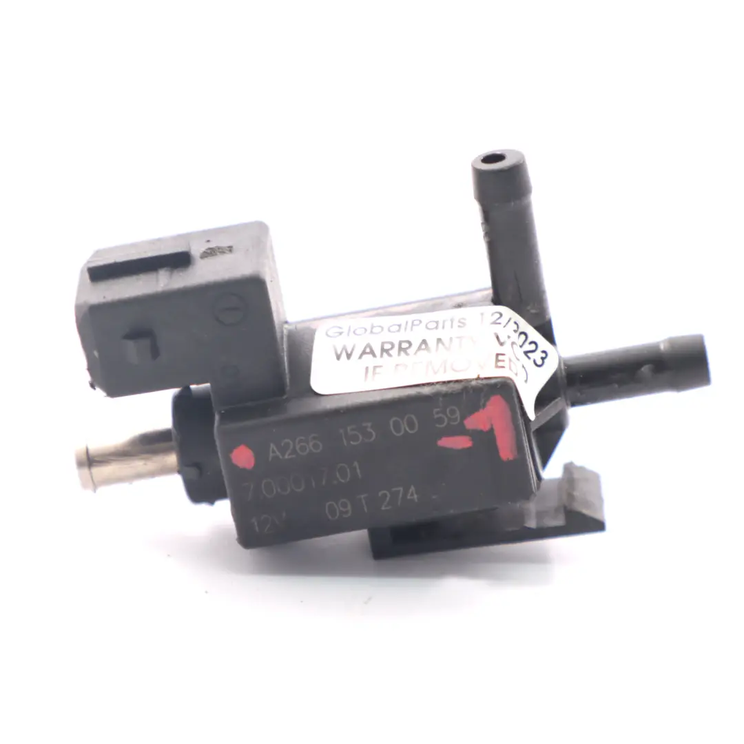 M266 Vacuum Solenoid Valve Pressure Converter to Mercedes W204 W212 with Part number A2661530059 Mercedes W204 W212 M266 Vacuum Solenoid Valve Pressure Converter - SKU A2661530059-1 - Part number A2661530059
