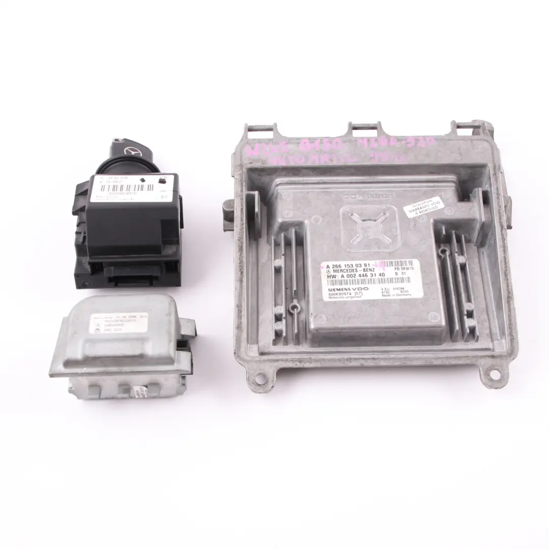 A150 B150 M266.920 95HP Motor ECU Kit Key Lock für Mercedes W169 W245 mit Teilenummer A2661530391 Mercedes W169 W245 A150 B150 M266.920 95HP Motor ECU Kit Key Lock - SKU A2661530391-1 - Teilenummer A2661530391