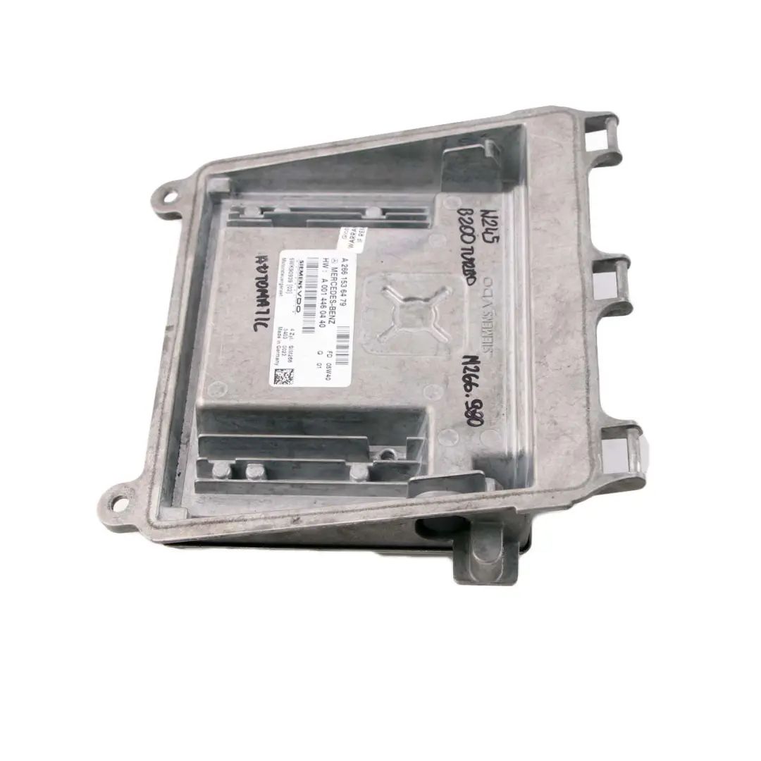 Mercedes-Benz W245 B200 Turbo M266 Engine Control ECU Automatic to with Part number A2661536479 Mercedes-Benz W245 B200 Turbo M266 Engine Control ECU Automatic - SKU A2661536479 - Part number A2661536479