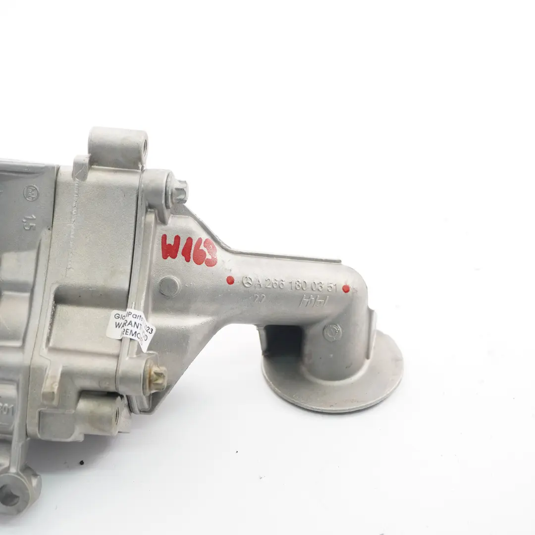 Pompa olio motore M266 Unità lubrificazione A2661800351 per Mercedes W169 W245 con numero di parte A2661801201 Mercedes W169 W245 Pompa olio motore M266 Unità lubrificazione A2661800351 - SKU A2661801201 - Numero di parte A2661801201