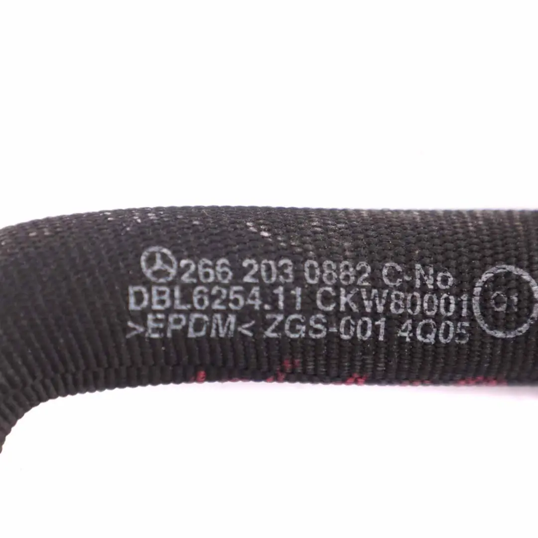 Water Hose Mercedes W169 W245 M266 Coolant Cooling Pump Pipe Line to with Part number A2662030882 Water Hose Mercedes W169 W245 M266 Coolant Cooling Pump Pipe Line - SKU A2662030882 - Part number A2662030882