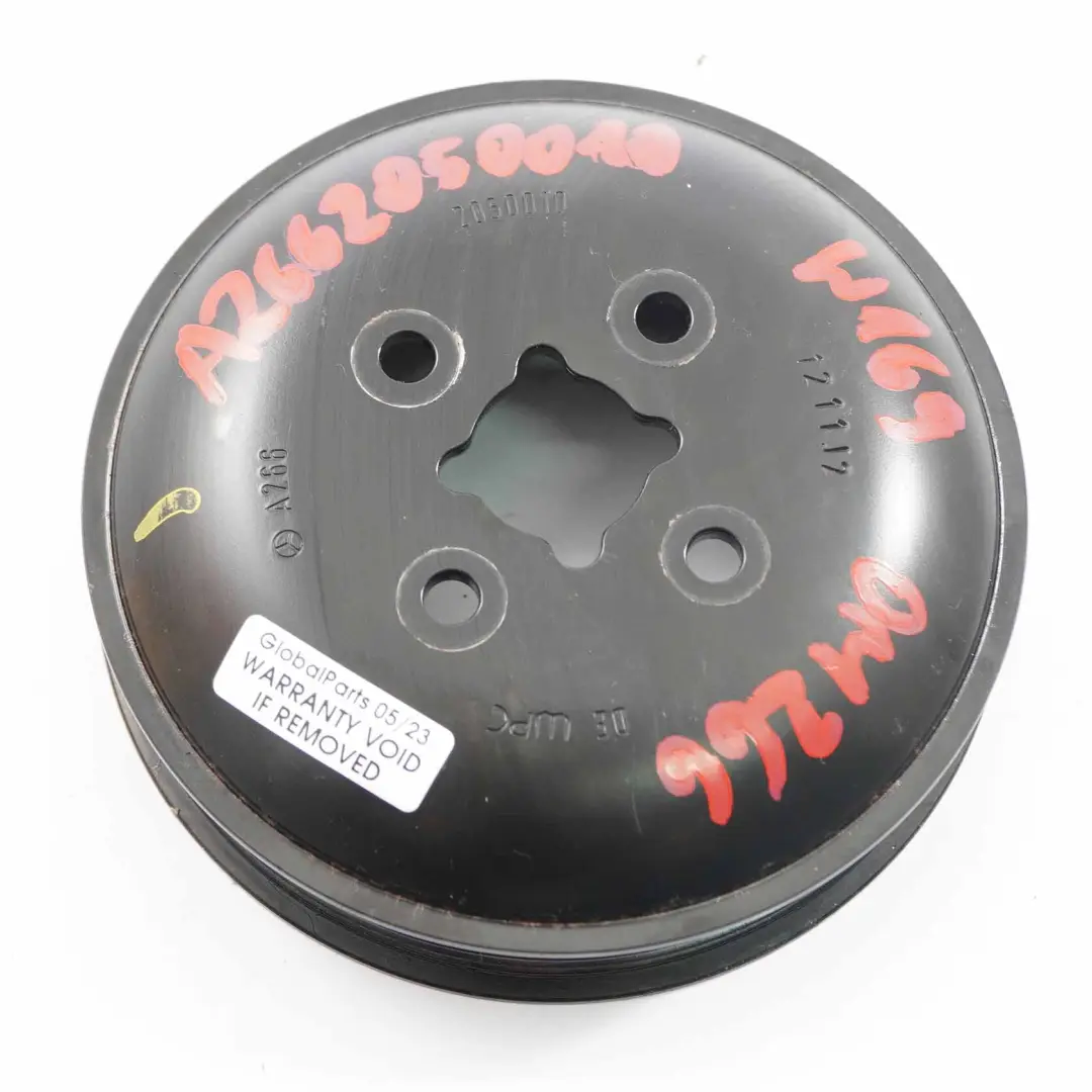 M266 Motor De gasolina polea De La bomba De agua para Mercedes W169 W245 con número de pieza A2662050010 Mercedes W169 W245 M266 Motor De gasolina polea De La bomba De agua - SKU A2662050010 - Número de pieza A2662050010