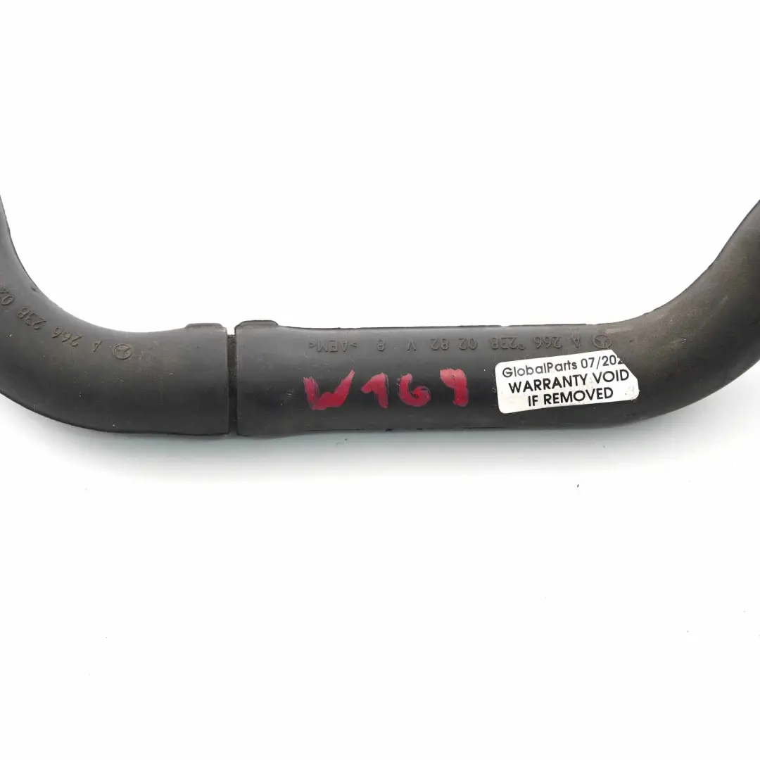 Mercedes W169 W245 M266 Luftpumpe Rohr Schlauch leitung - SKU A2662380282 - Teilenummer A2662380282
