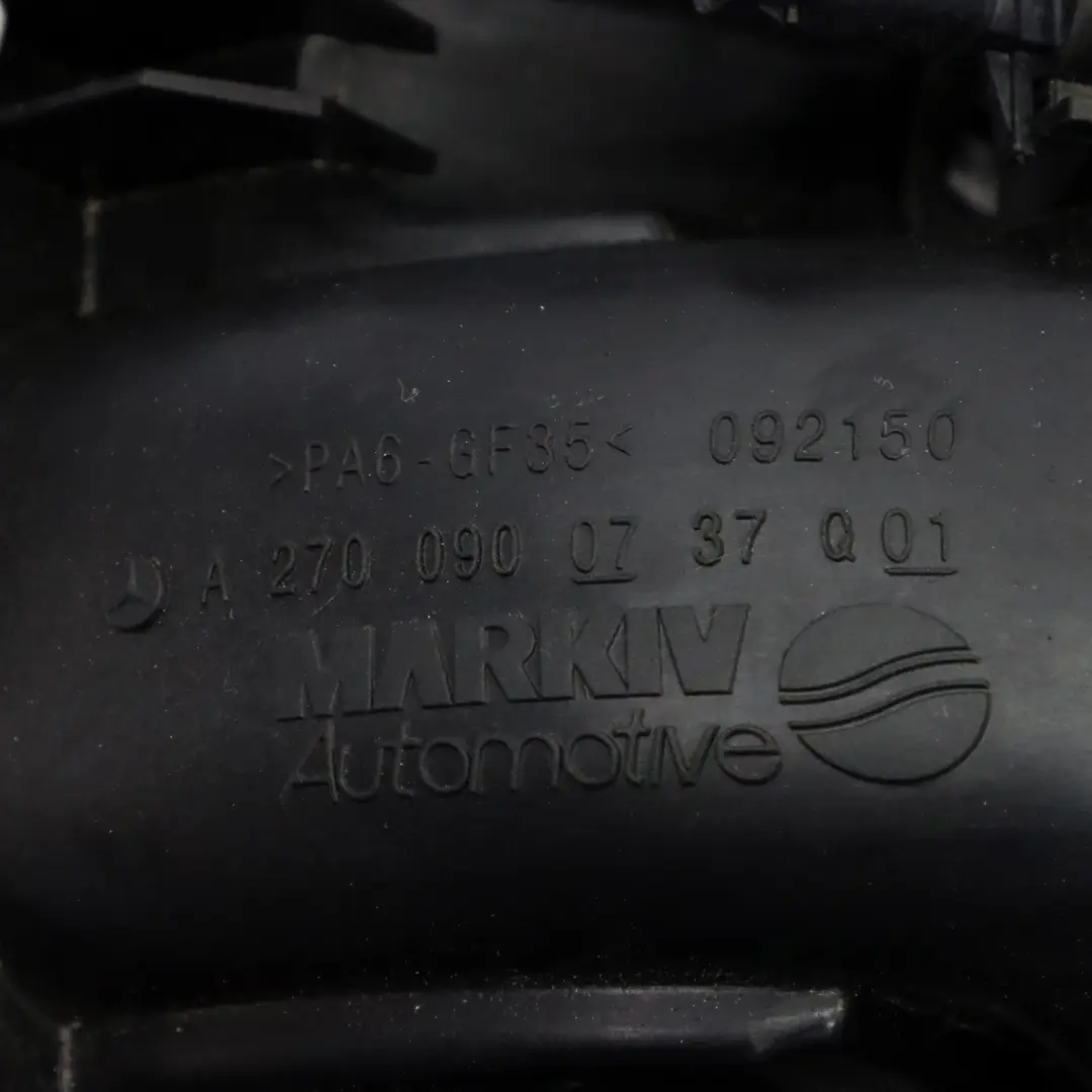 Mercedes W176 M270 Colector Admisión Gasolina Colector Admisión Aire - SKU A2700900737-1 - Número de pieza A2700900737