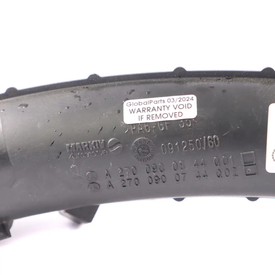  Tubo admisión Mercedes W176 Gasolina M270 Cuerpo del acelerador Brida Manguera - SKU A2700900844 - Número de pieza A2700900844