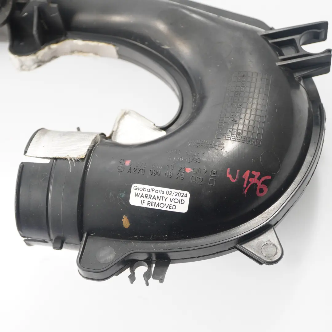 Tuyau D'Admission D'Air Mercedes W176 W246 M270 Tuyau D'Intercooler pour à propos du numéro de pièce A2700901029 Tuyau D'Admission D'Air Mercedes W176 W246 M270 Tuyau D'Intercooler - SKU A2700901029 - Numéro de pièce A2700901029