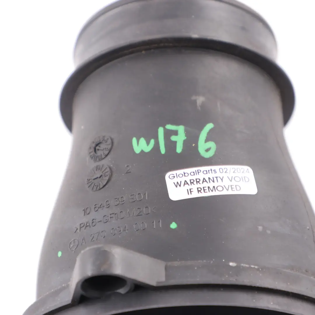 M270 Rura Wlotu Dolotu Powietrza do Mercedes W176 o numerze A2700940011 Mercedes W176 M270 Rura Wlotu Dolotu Powietrza - SKU A2700940011 - Numer Części A2700940011