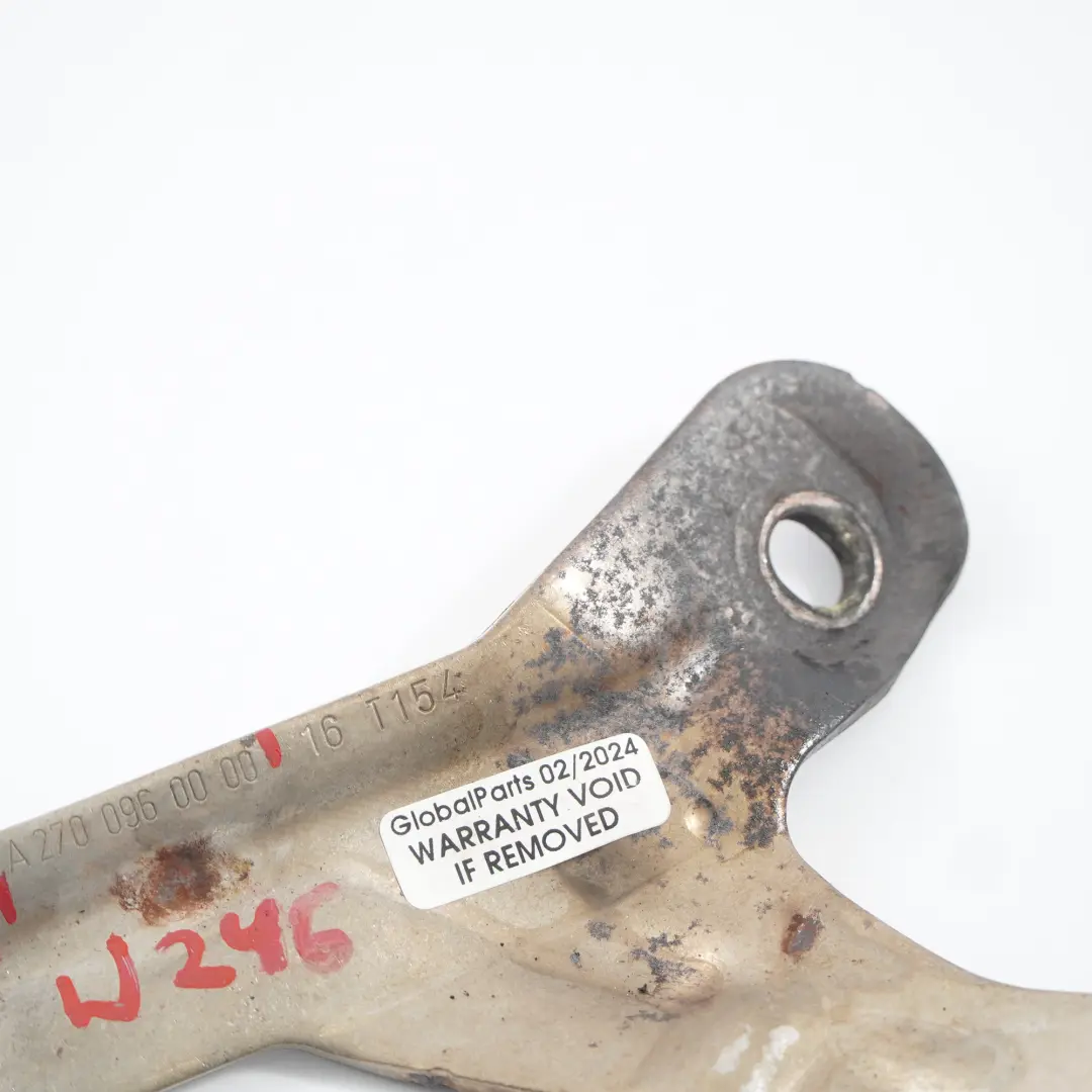 M270 Support fixation turbocompresseur pour Mercedes W176 W246 à propos du numéro de pièce A2700960000 Mercedes W176 W246 M270 Support fixation turbocompresseur - SKU A2700960000 - Numéro de pièce A2700960000